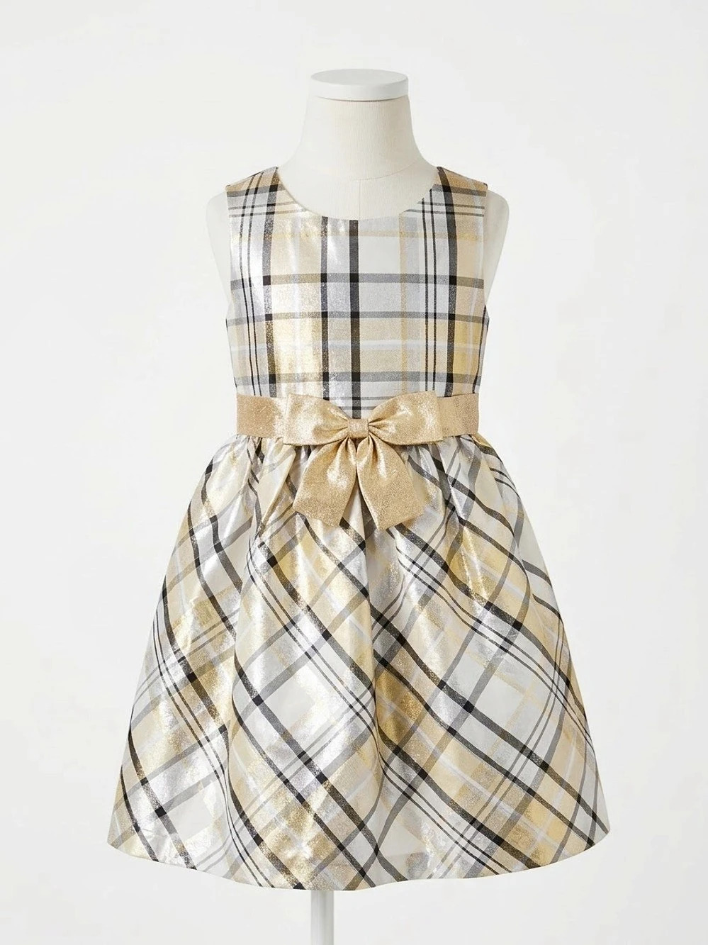 Sonnie Jean Girls Size 6X Plaid Party Dress Like New